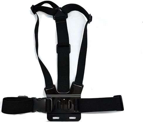 Navitech Adjustable Elastic Body Harness Strap = Compatible with VEHO Muvi KX-2 PRO 4K Wi-Fi Action Camera in Kuwait