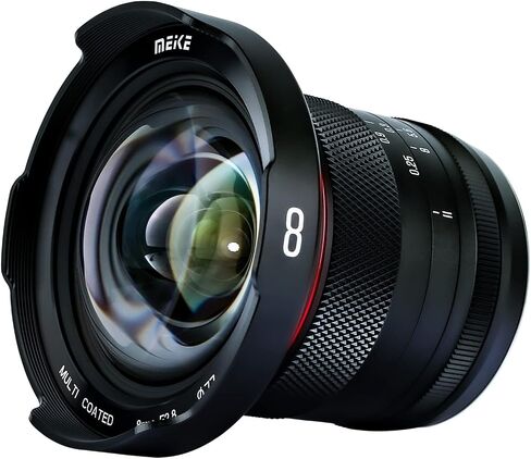 عدسة عين السمكة دائرية فائقة العرض من Meike MK-8mm f2.8 لعدسة أولمبس باناسونيك لوميكس MFT Micro 4/3 مثبت بدون مرايا in Saudi Arabia