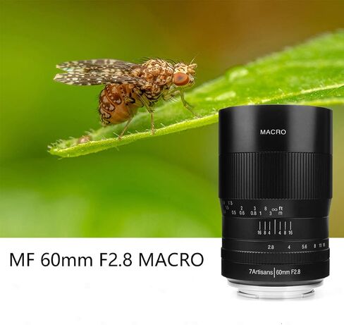 7 ارتيسانس عدسة ماكرو بتركيز يدوي 60 ملم F2.8 APS-C مناسبة على نطاق واسع لكاميرا فوجي X-A1 X-A10 X-A2 X-A3 A-at X-M1 XM2 X-T10 X-T2 X-T20 X-Pro1 X-Pro2 X-E1 X-E2 E-E2s الكاميرات غير العاكسة in Kuwait