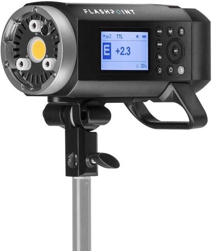 XPLOR 400PRO TTL Battery-Powered Monolight with Built-in R2 2.4GHz Radio Remote System (with Bowens Mount Adapter) - Godox AD400 Pro + Glow EZ Lock Deep Parabolic Quick Softbox (48") in Saudi Arabia