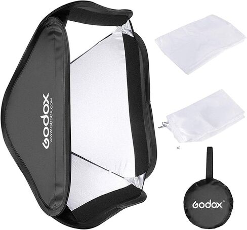 GODOX 80x80cm/32x32inch Portable Softbox for Camera Flash Speedlight Photography Suit for Godox S-Type Bracket in Kuwait
