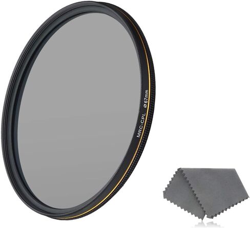 82mm Variable CPL Circular Polarizing Filter, Polarizer Filter | 30-Layer Multi-Resistant Nano Coated, HD Optics Glass, Ultra Slim Frame, Reduce Glare, Enhance Contrast, Reduce Reflection in Saudi Arabia