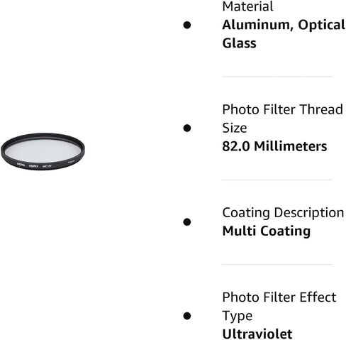 Hoya 49mm Alpha Multi-Coated UV Optical Glass Filter in Saudi Arabia
