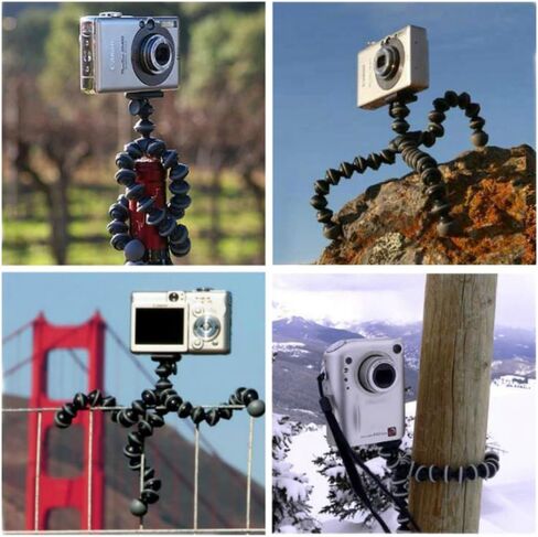 كاميرا ديجيتال جديدة صغيرة حامل حامل حامل مرن بمقابض الأخطبوط بود مونونونوبود غوريلابود لكاميرا Canon Nikon Sony in Kuwait