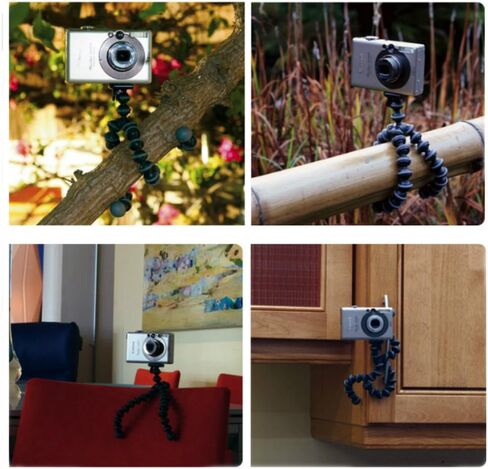 كاميرا ديجيتال جديدة صغيرة حامل حامل حامل مرن بمقابض الأخطبوط بود مونونونوبود غوريلابود لكاميرا Canon Nikon Sony in Kuwait