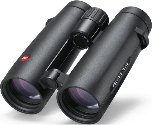 Leica 10x42 Noctivid Binoculars (Black) (40385) + Backpack + Full Size Monopod + Cleaning Set + 2 x Cap Keeper + Neck Strap in Saudi Arabia