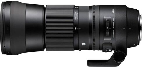 عدسة سيجما 150-600 مم F5-6.3 DG OS HSM (معاصرة) لكاميرات سيجما DSLR - حزمة مع فلتر Haida 95 مم NanoPro MC CPL، فلتر Haida 95 مم NanoPro MC الشفاف، مجموعة تنظيف، قماش من الألياف الدقيقة in Saudi Arabia