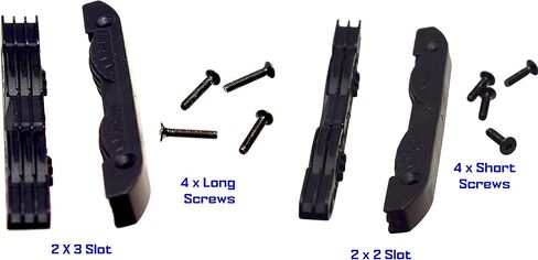 Kase K9 Holder Replacement Guide Rail Set 2 x 3 Slot 2 x 2 Slot Fits 2mm and 1.1mm Slim 100mm Filters in Saudi Arabia