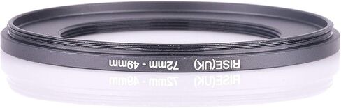 Rise(UK) 72-49/52/55/57/58/62/67 74-72 77-74/52/55/58/62/67/72/74 Step Down Filter Ring Adapter (72mm-67mm) in Kuwait