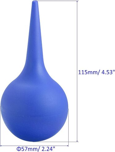 M METERXITY Dust Ball Air Blower - Equipment Cleaning Rubber Remove Dust & Transfer Liquid, Apply to Computer/Camera Lens/Plants (75mL, Blue) in Saudi Arabia