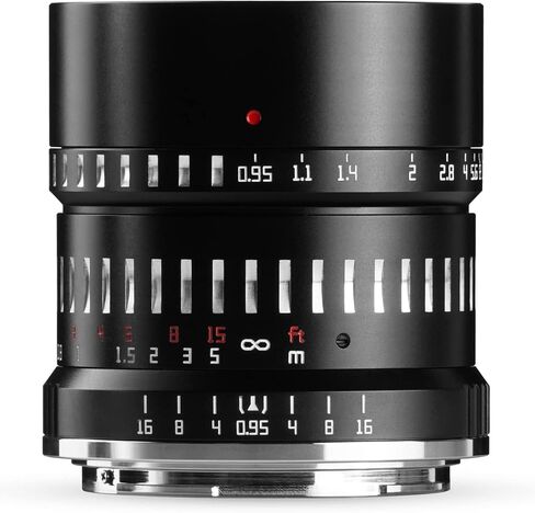 TTArtisan 50mm F0.95 APS-C Large Aperture Portrait Prime Lens for L-Mount Camera Lecia T, TL, TL2, CL, Sigma FP in Saudi Arabia