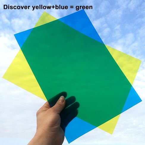 12 قطعة من فلتر جل تصحيح اللون الشفاف 9 الوان، فلتر ضوء جل 11.7 × 8.3 انش، اوراق بلاستيكية للافلام والفيديو والصور والمسرح in Kuwait