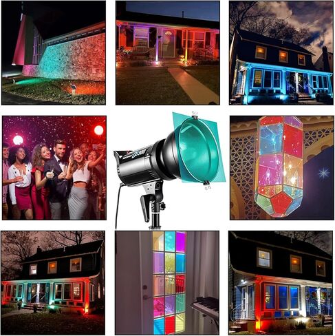 12 قطعة من فلتر جل تصحيح اللون الشفاف 9 الوان، فلتر ضوء جل 11.7 × 8.3 انش، اوراق بلاستيكية للافلام والفيديو والصور والمسرح in Kuwait