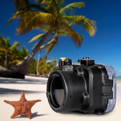 ضفادع البحر لهاتف Sony a6300 130FT/40M جراب كاميرا تحت الماء للغوص مقاوم للماء in Saudi Arabia