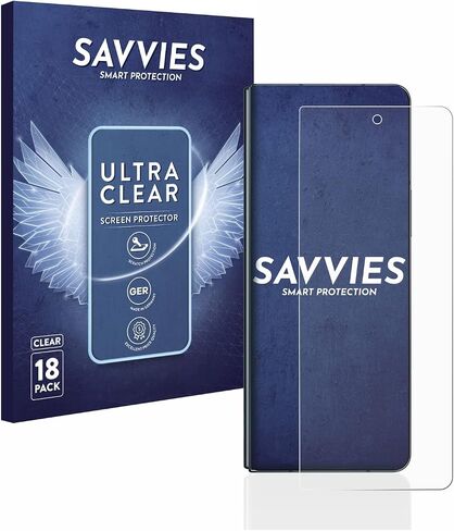 savvies Screen Protector Compatible with Samsung Galaxy Z Fold 4 Protection Film Clear 18-Pack in Saudi Arabia