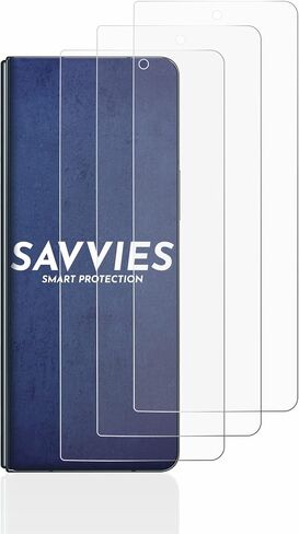 savvies Screen Protector Compatible with Samsung Galaxy Z Fold 4 Protection Film Clear 18-Pack in Saudi Arabia