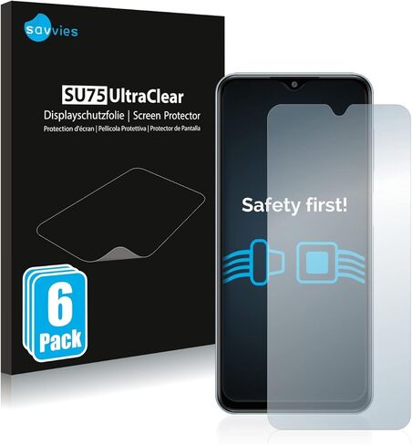 savvies Screen Protector Compatible with Samsung Galaxy F13 Protection Film Clear 6-Pack in Saudi Arabia
