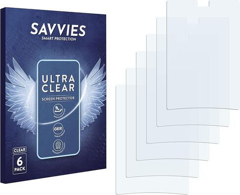 savvies Screen Protector Compatible with Denso BHT-1300 Protection Film Clear 6-Pack in Saudi Arabia