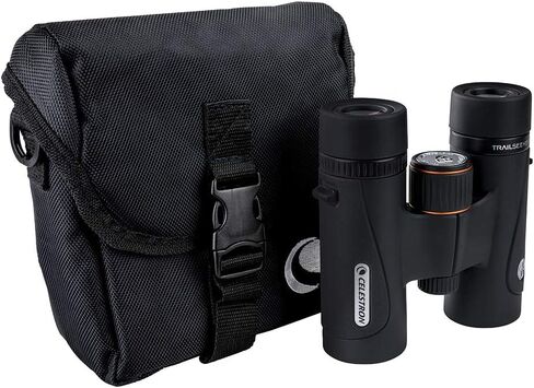 Celestron – TrailSeeker ED 10x42 Binoculars – Compact ED Binocular for Birdwatching and Outdoor Activities – Binocular with ED Objective Lenses – Fully Broadband Multi-coated Optics – BaK4 Roof Prism in Saudi Arabia