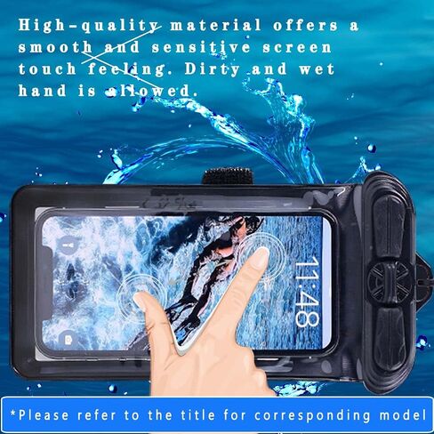 Puccy Case Cover, Compatible with Lucky Portable Fish Finder FF1108-1C Black Waterproof Pouch Dry Bag (Not Screen Protector Film) New Version in Saudi Arabia