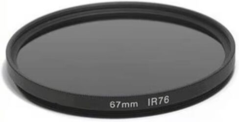 49 52 55 58 62 67 72 77 82 mm 550 590 630 650 680 720 760 850 950 1000 nm IR Infrared Infra-Red Lens Filter for dv Camera (Caliber : 77mm, Color : 680nm) in Saudi Arabia