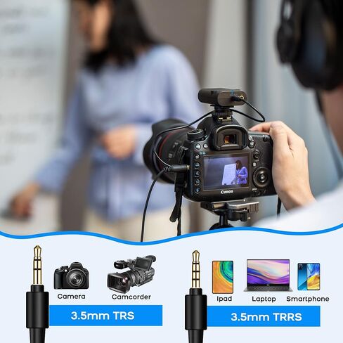 ميكروفونات BOYA by-WM4 PRO-K2 (TX+TX+RX)، نظام ميكروفون لاسلكي 2.4 جيجا هرتز متوافق مع كاميرات DSLR وكاميرات الفيديو وأجهزة iPhone والهواتف الذكية التي تعمل بنظام Android وأجهزة الكمبيوتر الشخصية والأجهزة اللوحية in Kuwait