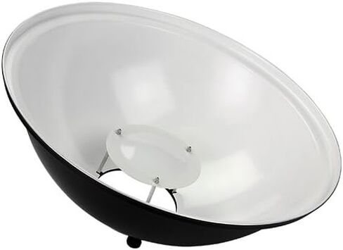 Fotodiox Pro Beauty Dish 18" (48cm), for Comet CB25H Flash Head, CAX-32HS, CAX-64HS, CB-25, CT-W 800 W/S, CT-W400 W/S Strobe Flash Light, Beautydish in Saudi Arabia