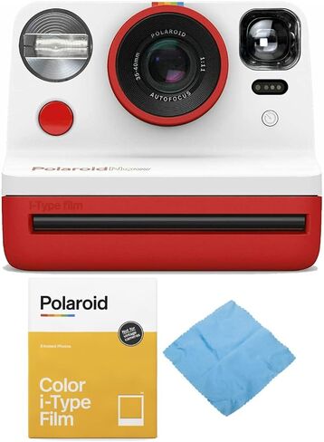 Polaroid Originals Now Viewfinder i-Type Instant Camera (Red) Bundle in Kuwait