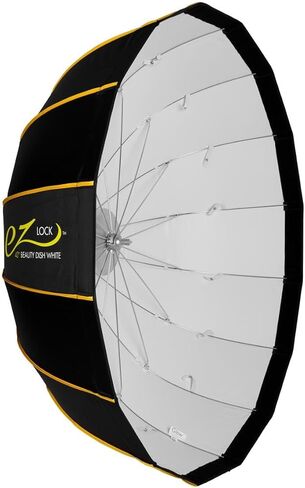 XPLOR 400PRO TTL Battery-Powered Monolight with Built-in R2 2.4GHz Radio Remote System (with Bowens Mount Adapter) - Godox AD400 Pro + Glow EZ Lock Collapsible White Beauty Dish (42") in Kuwait