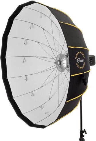 XPLOR 400PRO TTL Battery-Powered Monolight with Built-in R2 2.4GHz Radio Remote System (with Bowens Mount Adapter) - Godox AD400 Pro + Glow EZ Lock Collapsible White Beauty Dish (42") in Kuwait