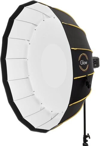 XPLOR 400PRO TTL Battery-Powered Monolight with Built-in R2 2.4GHz Radio Remote System (with Bowens Mount Adapter) - Godox AD400 Pro + Glow EZ Lock Collapsible White Beauty Dish (42") in Kuwait