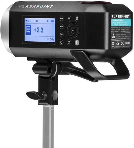 XPLOR 400PRO TTL Battery-Powered Monolight with Built-in R2 2.4GHz Radio Remote System (with Bowens Mount Adapter) - Godox AD400 Pro + Glow EZ Lock Collapsible White Beauty Dish (42") in Kuwait