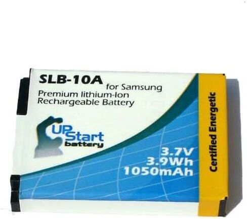 Replacement for Samsung SL202 Battery and Charger - Compatible with Samsung SLB-10A Digital Camera Batteries and Chargers (1050mAh 3.7V Lithium-Ion) in Saudi Arabia