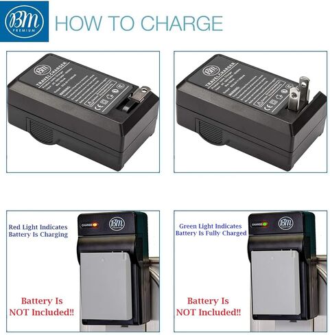 BM Premium NP-95 Battery Charger for Fujifilm FinePix XF10, X30, X100, X100S, X100T, X-S1 Digital Camera in Saudi Arabia