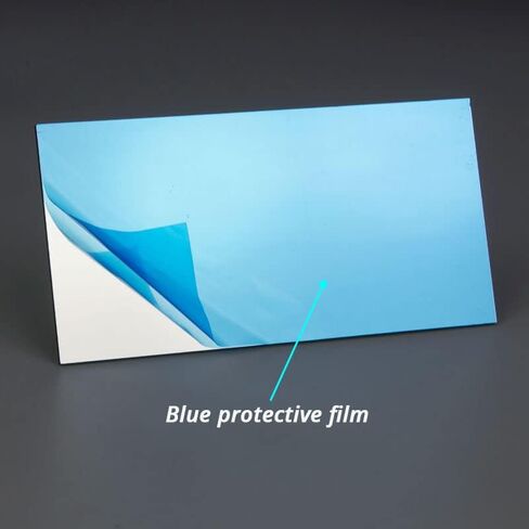 Lab Microscope Accessories 50x50x2mm/100X100X2mm Optical Front Surface Reflector DIY Projector Mirror High Reflectivity Mirrors 1pcs (Size : 50x50mm, Color : 2MM) in Saudi Arabia