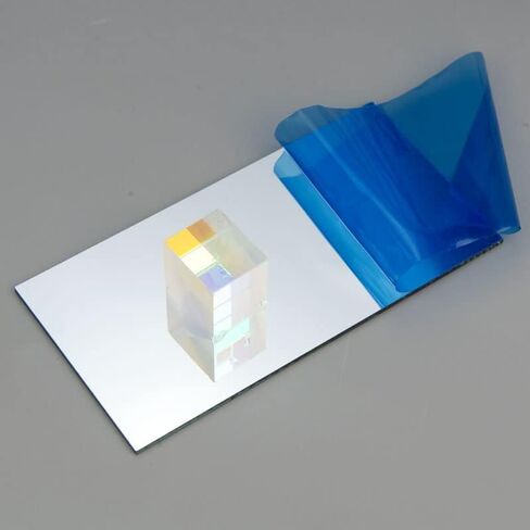 Lab Microscope Accessories 50x50x2mm/100X100X2mm Optical Front Surface Reflector DIY Projector Mirror High Reflectivity Mirrors 1pcs (Size : 50x50mm, Color : 2MM) in Saudi Arabia