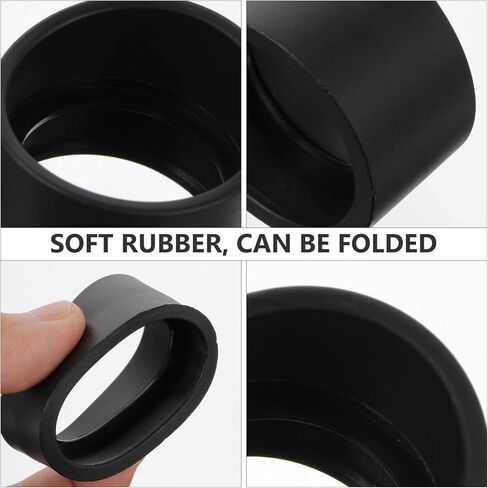 ULTECHNOVO 6 Pieces Soft Rubber Eyepiece Eye Shield 29-30mm Eye Guards Cups Eyepiece Covers for Binocular Microscope in Kuwait