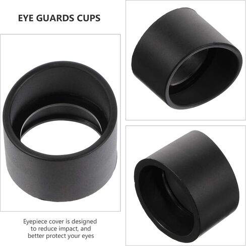 ULTECHNOVO 6 Pieces Soft Rubber Eyepiece Eye Shield 29-30mm Eye Guards Cups Eyepiece Covers for Binocular Microscope in Kuwait