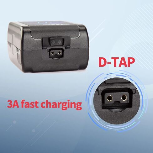 بطارية CASSORY BV-77M V Mount مع جيب صغير على شكل حرف D، بطاريات كاميرا بقفل V بقدرة 77 وات في الساعة لكاميرا الفيديو in Saudi Arabia