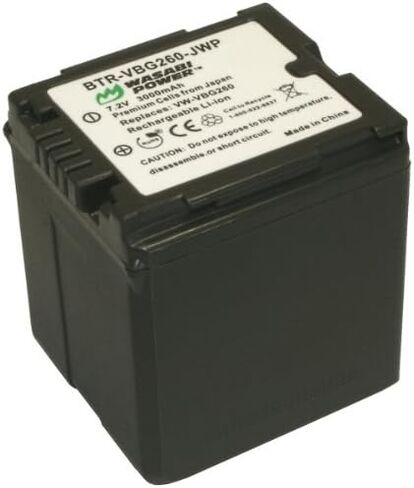 Wasabi Power Battery for Panasonic VW-VBG260 (3000mAh) in Saudi Arabia