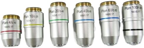 Microscope Accessories Kit Biological Plan Achromatic Objective Lens Microscope Slides (Color : 1 Set) in Kuwait