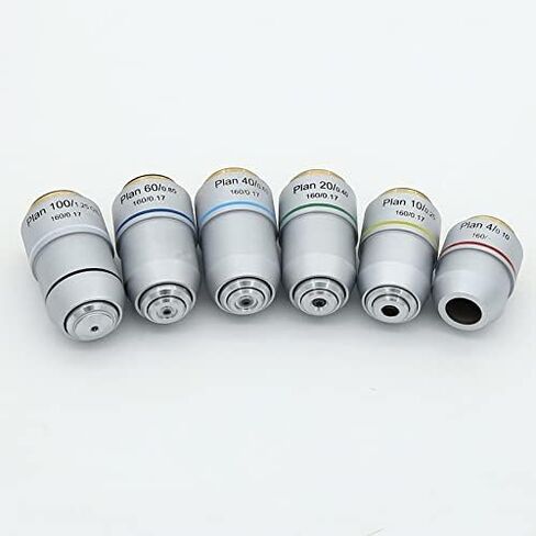 Microscope Accessories Kit Biological Plan Achromatic Objective Lens Microscope Slides (Color : 1 Set) in Kuwait