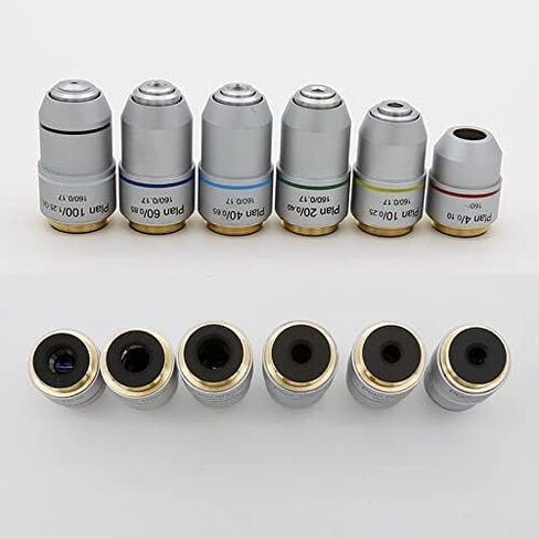 Microscope Accessories Kit Biological Plan Achromatic Objective Lens Microscope Slides (Color : 1 Set) in Kuwait