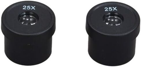OMAX A Pair of WF25X WideField Eyepieces with 23.2mm Mount Size for Compound Microscopes in Saudi Arabia