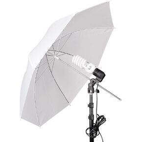 EMART Photography Umbrella Lighting Kit, 400W 5500K Photo Portrait Continuous Reflector Lights for Camera Video Studio Shooting Daylight (2 Packs)