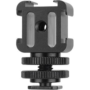 CAMVATE 3-Way Cold Shoe Mount Bundle with Adjustable Shoe Mount Adapter - 2890 in Saudi Arabia