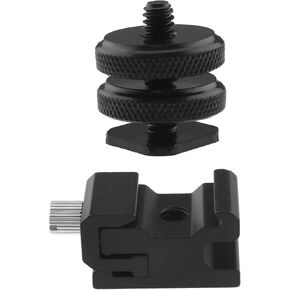 8PCS 1/4 Inch Hot Shoe Mount and Hot Shoe Flash Stand Adapter Set for DSLR Camera Rig Camera Hot Shoe Mount Adapter Flash Speedlight Shoe Mounts for Tripod in Saudi Arabia