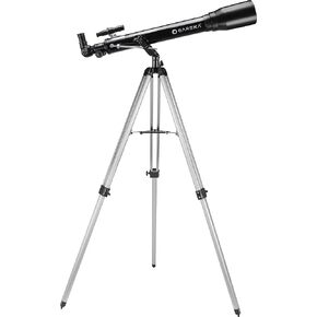 BARSKA Starwatcher 700x70mm 525 Power Refractor Telescope with Altazimuth Mount and 3X Barlow Lens, Black (AE12934) in Kuwait