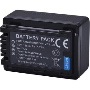 Battery Pack for Panasonic HC-V380, HC-V385, HC-V510, HC-V520, HC-V530, HC-V550 Full HD Camcorder in Kuwait