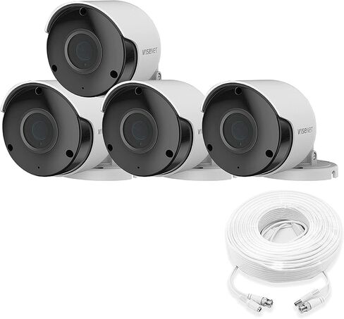 Wisenet SDC-89445BF/89447BF 5MP CCTV Surveillance Weatherproof Bullet Security Camera 82ft 3.6mm Lens 104° Wide Angle Compatible with SDH-B84045BF; SDH-C84085BF; SDH-C85127 in Saudi Arabia
